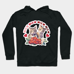 Cat Miaw~~ Protect my mom Hoodie